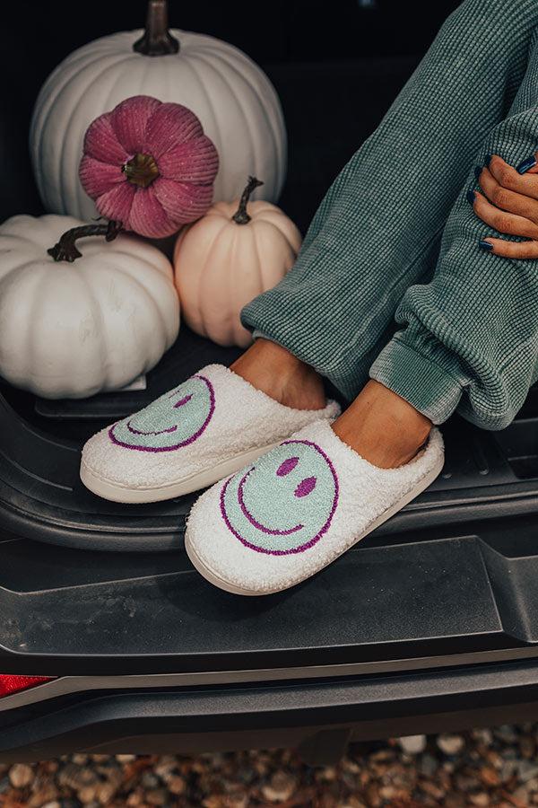 Impressions Happy Haven Sherpa Slipper In Aqua
