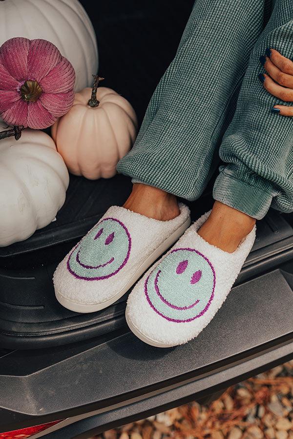 impressions Happy Haven Sherpa Slipper In Aqua