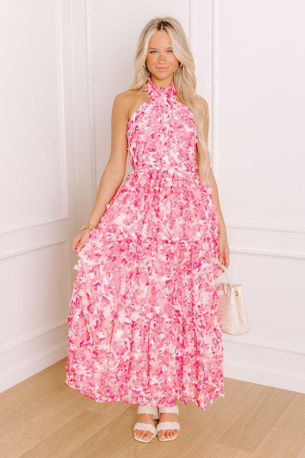 Impressions Heart Flutters Floral Maxi Dress