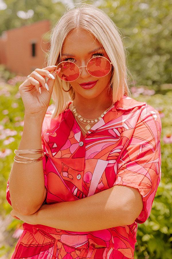 impressions Here For Happy Hour Sunnies In Pink