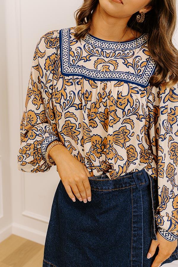 Impressions Hidden Attraction Floral Top