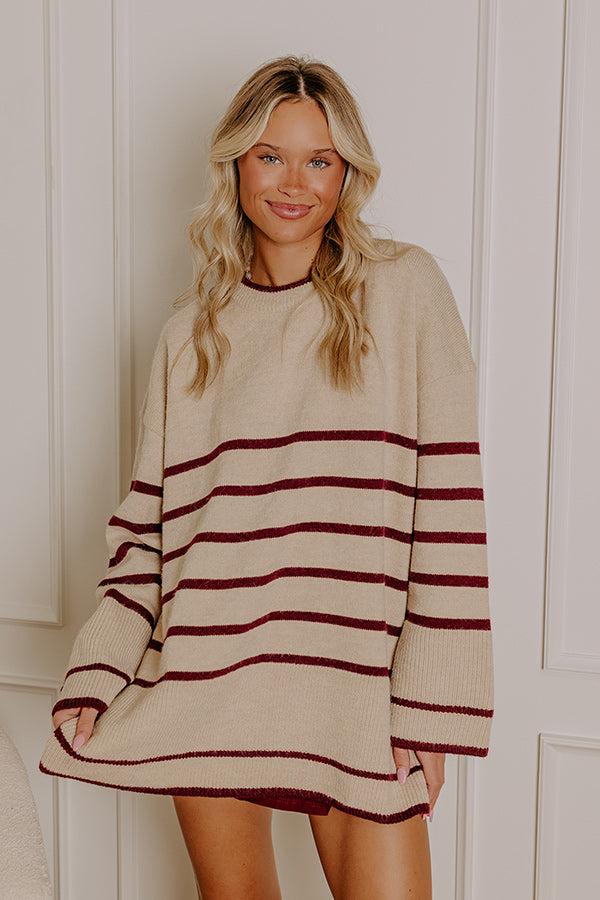 impressions Hot Cocoa Crawl Knit Sweater