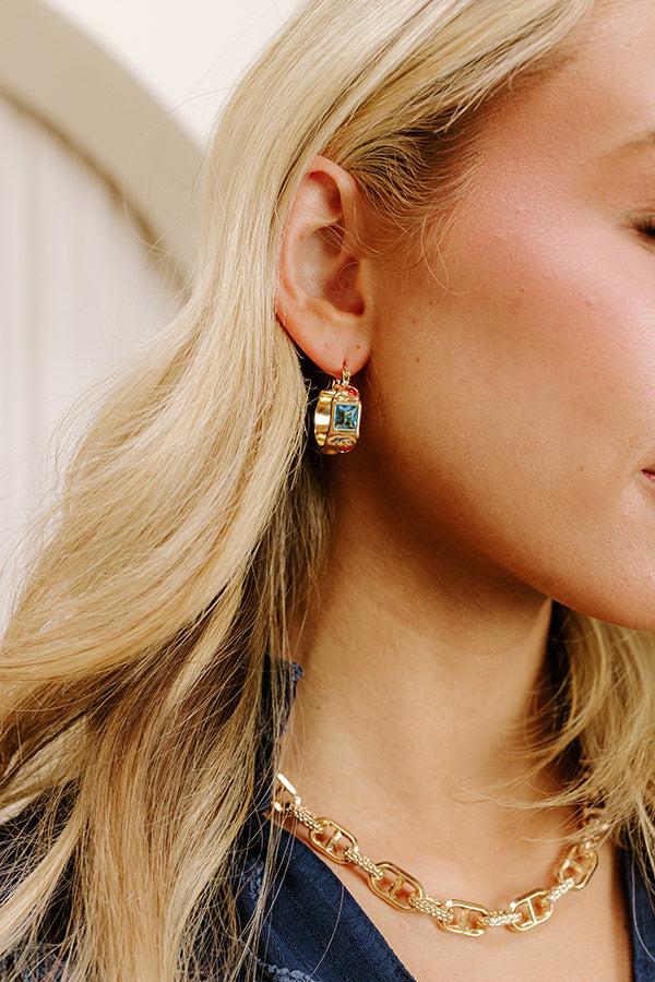 impressions Kind Eyes Hoop Earrings