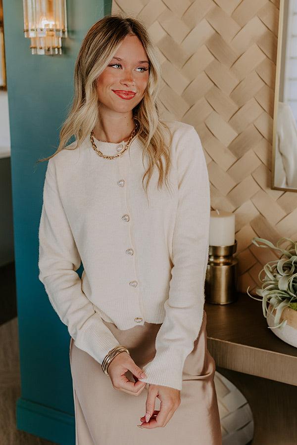 Impressions Kind Heart Knit Cardigan