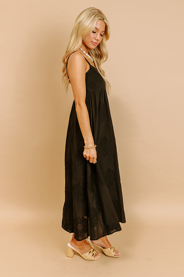 Impressions Kind Soul Embroidered Midi Dress