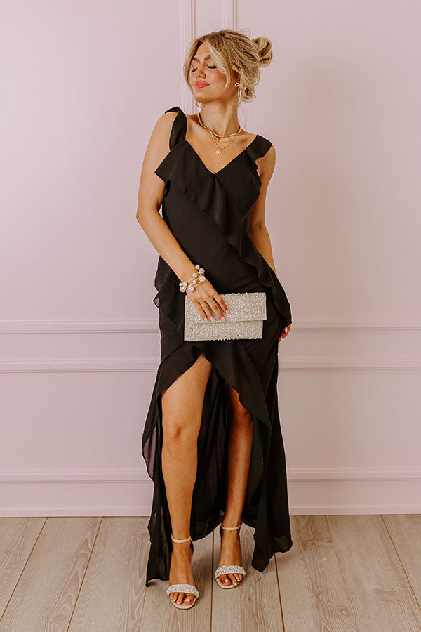 impressions Life Of The Party Ruffle Maxi Dress
