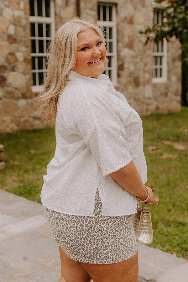 Impressions Little Coastal Town Button Up Curves