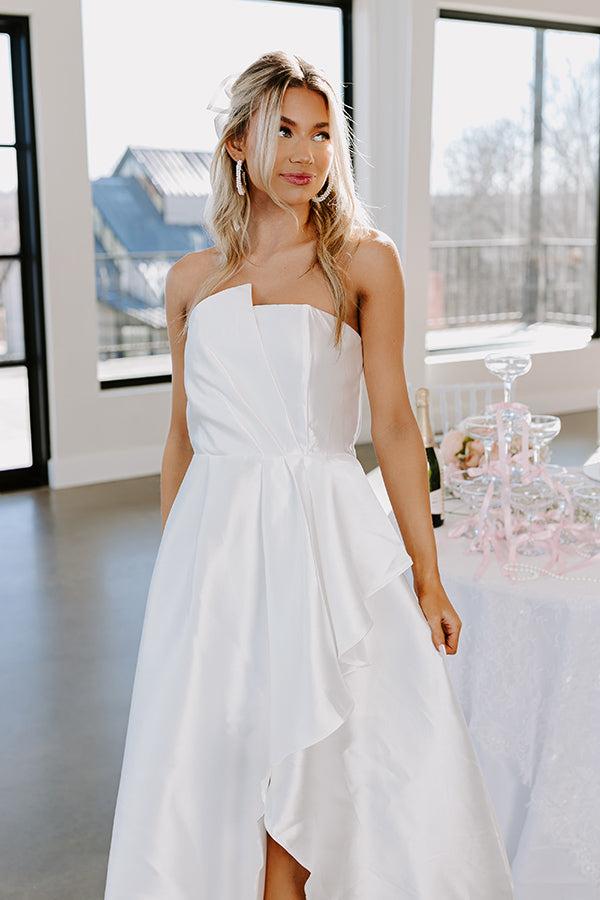 Impressions Lovely Moment Satin Maxi Dress