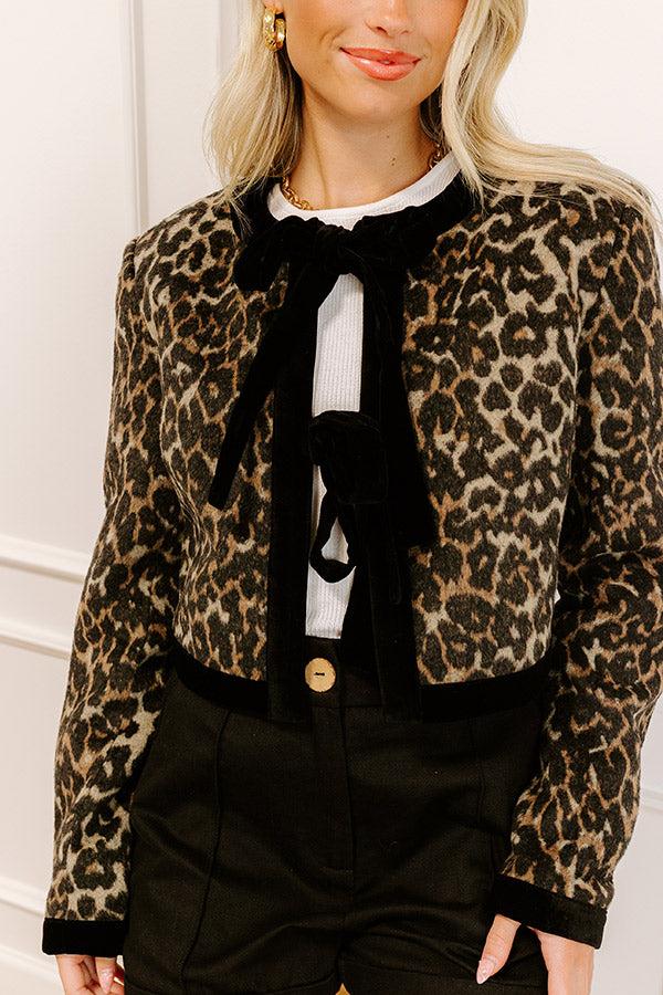 Impressions Loving Glance Leopard Jacket