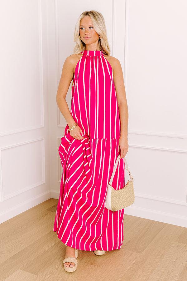 impressions Made For Margaritas Stripe Maxi Dress