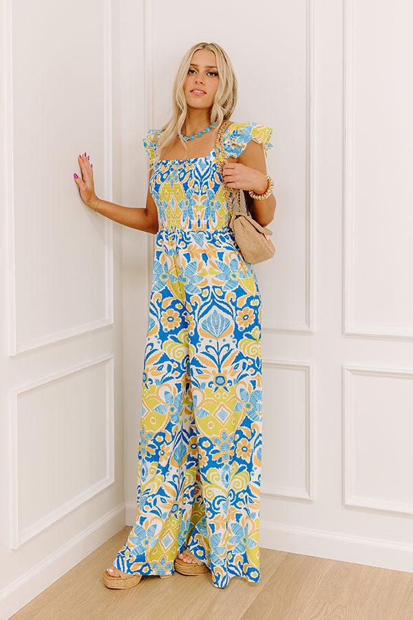 Impressions Margaritas Please Wide Leg Jumpsuit