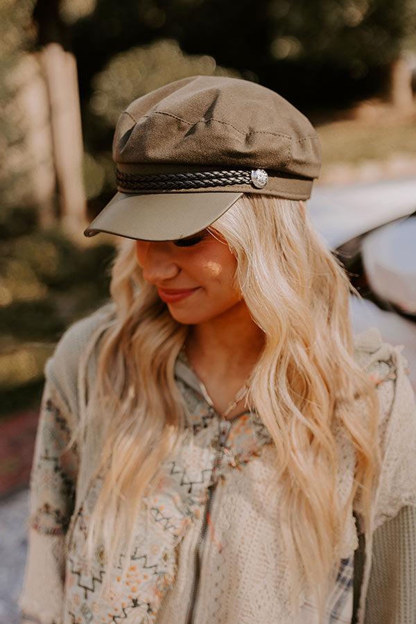 Impressions NYC Bound Cabbie Hat In Olive