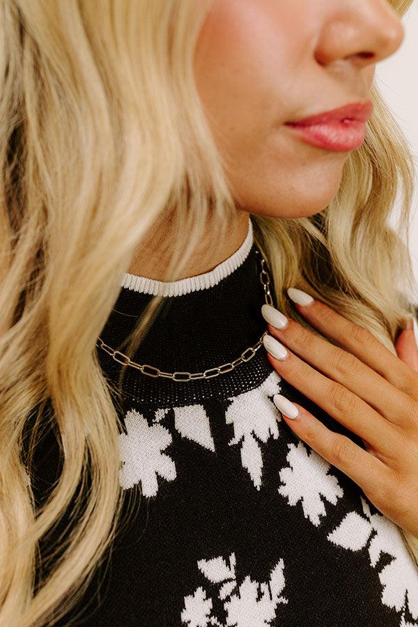 impressions NYC Ready Link Necklace in Silver