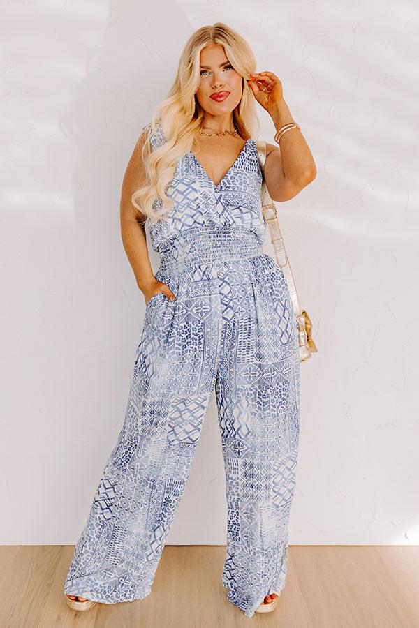 impressions Paired Up In Paradise Jumpsuit Curves