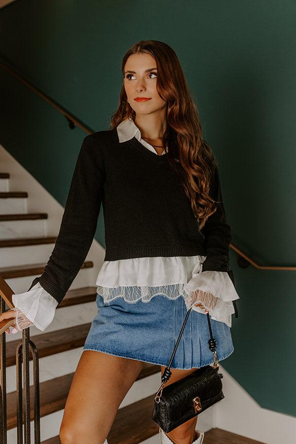 Impressions Passport To Paris Knit Top