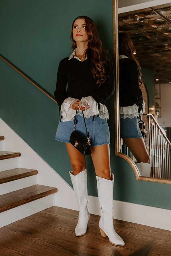 Impressions Passport To Paris Knit Top