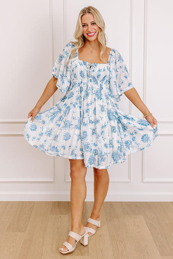 impressions Petal Pop Floral Mini Dress