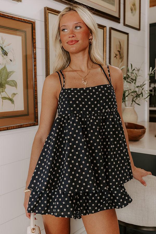 Impressions Picking Flowers Embroidered Romper