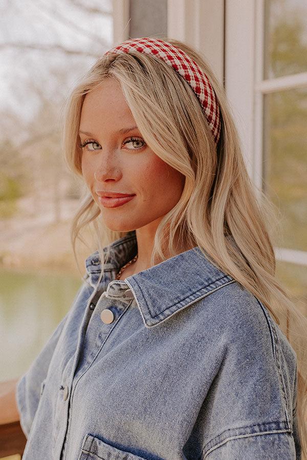impressions Picnic Ready Gingham Headband