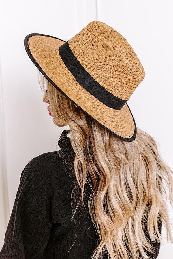 impressions Poolside Cutie Woven Fedora