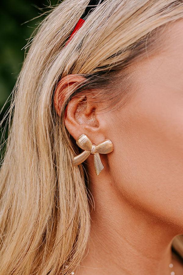 Impressions Pretty Little Bow Earrings
