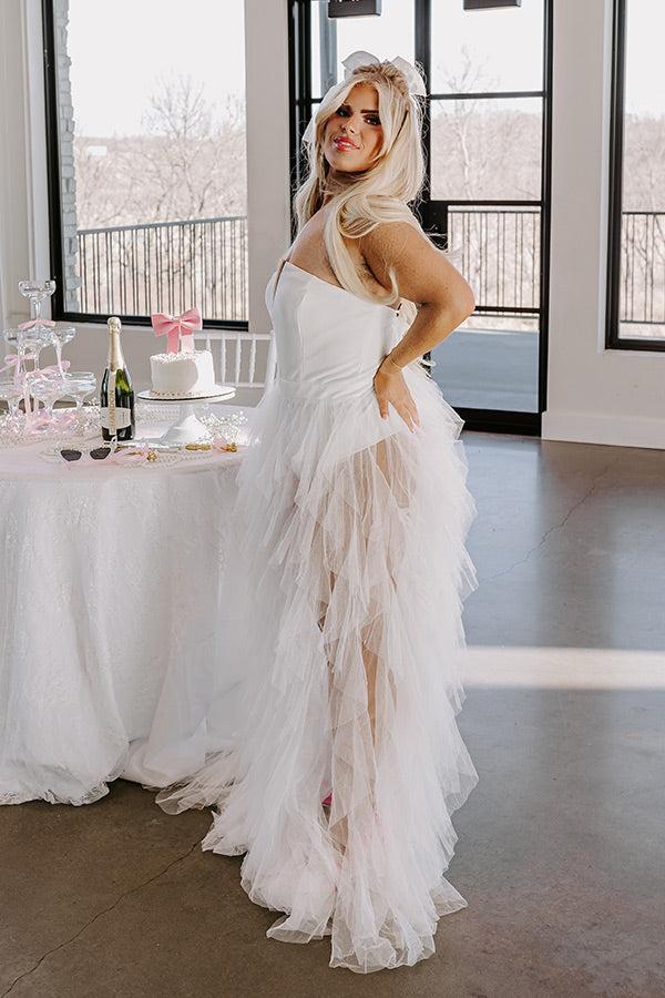 Impressions Radiant Runway Tulle Maxi Dress