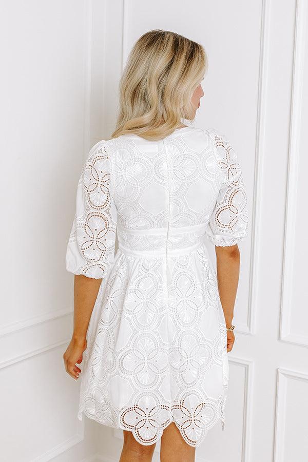 Impressions Remarkable Days Mini Dress In White