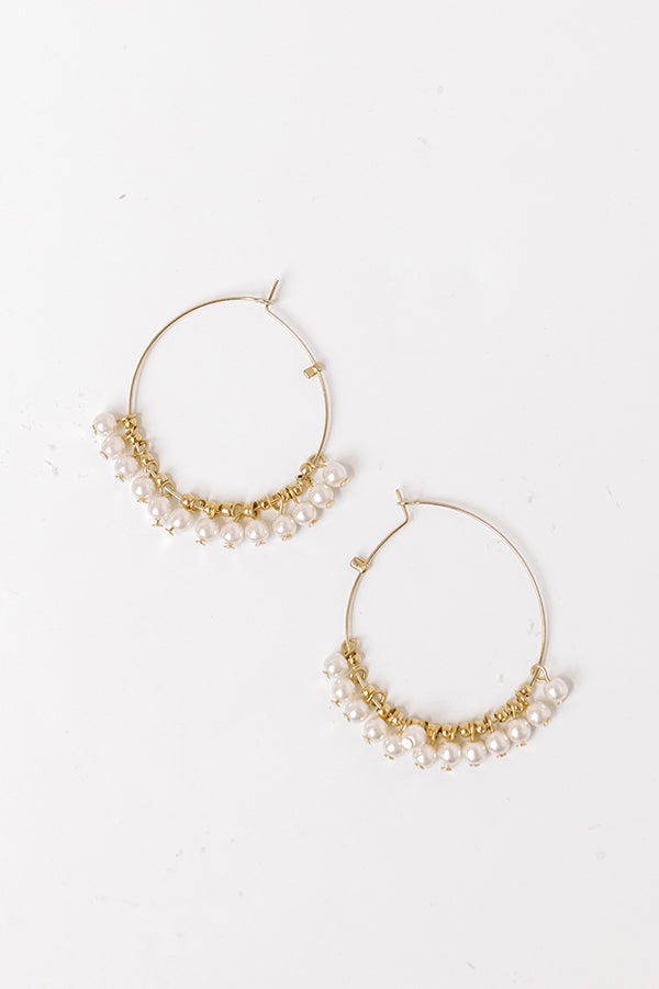 impressions Retreat Yourself Hoop Earrings