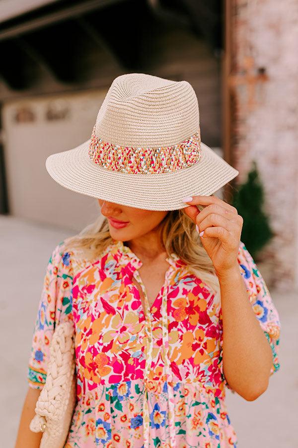 Impressions Retreat Yourself Raffia Hat In Natural