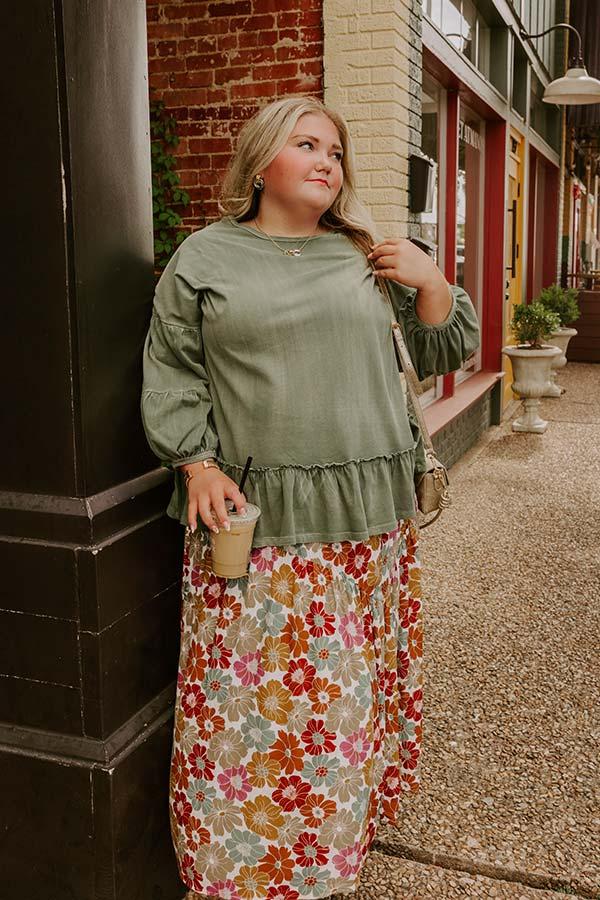 Impressions Romance Novel Vintage Wash Top Curves