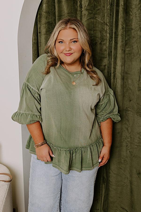 Impressions Romance Novel Vintage Wash Top Curves