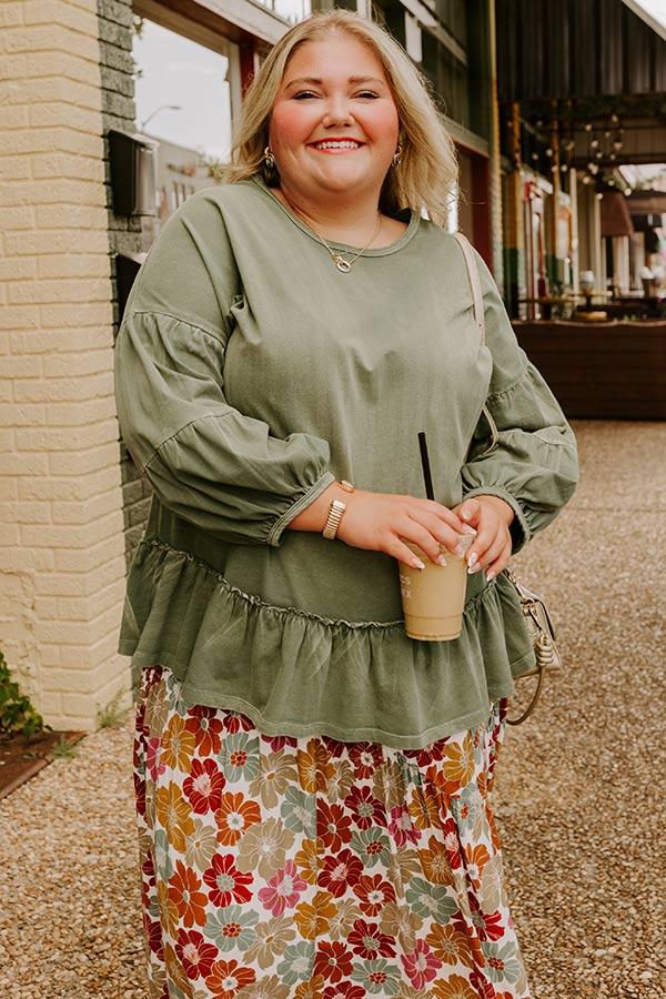 impressions Romance Novel Vintage Wash Top Curves