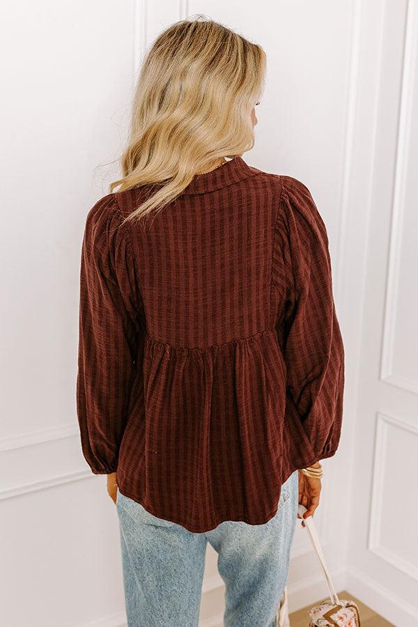 Impressions Romantic Notion Babydoll Top