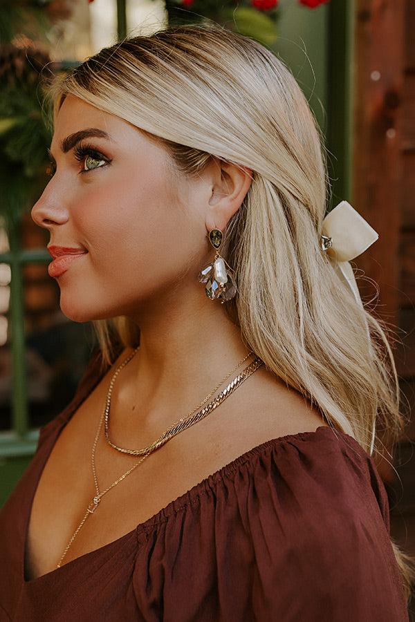 impressions Runway Reverie Earrings In Grey