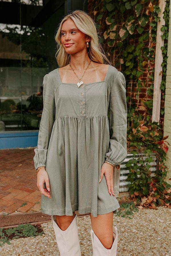 impressions Rustic Bliss Babydoll Mini Dress