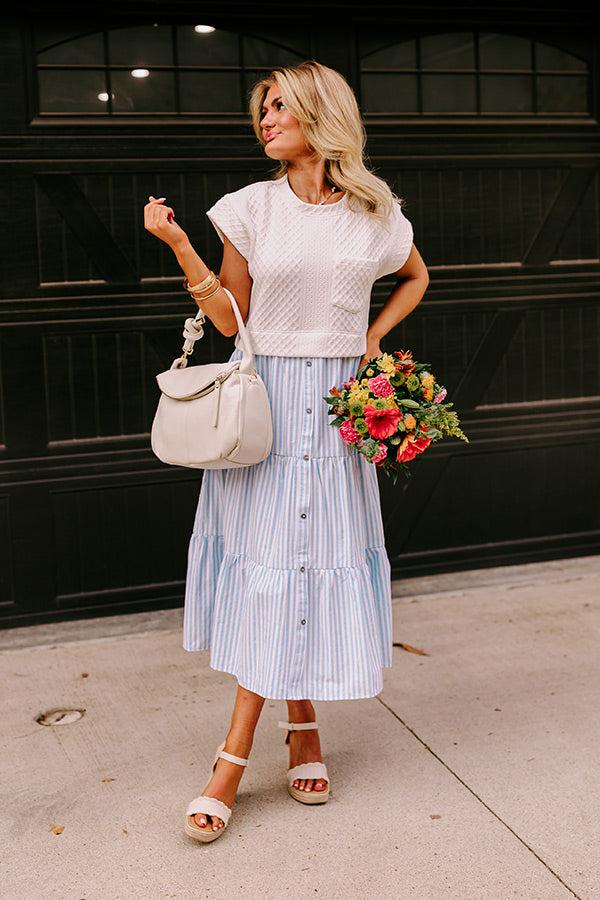 impressions Sail Away With Me Stripe Midi