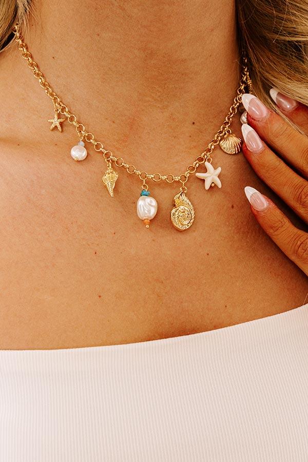 impressions Seaside Cutie Charm Necklace