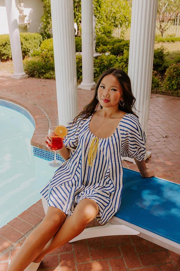 impressions Seaside Market Stripe Romper