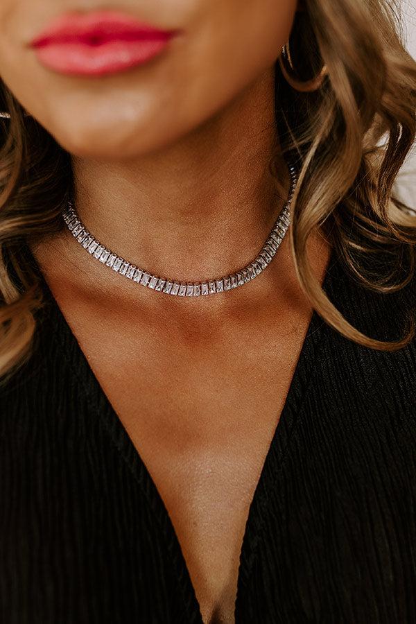 impressions Shimmering Nights Necklace in Silver