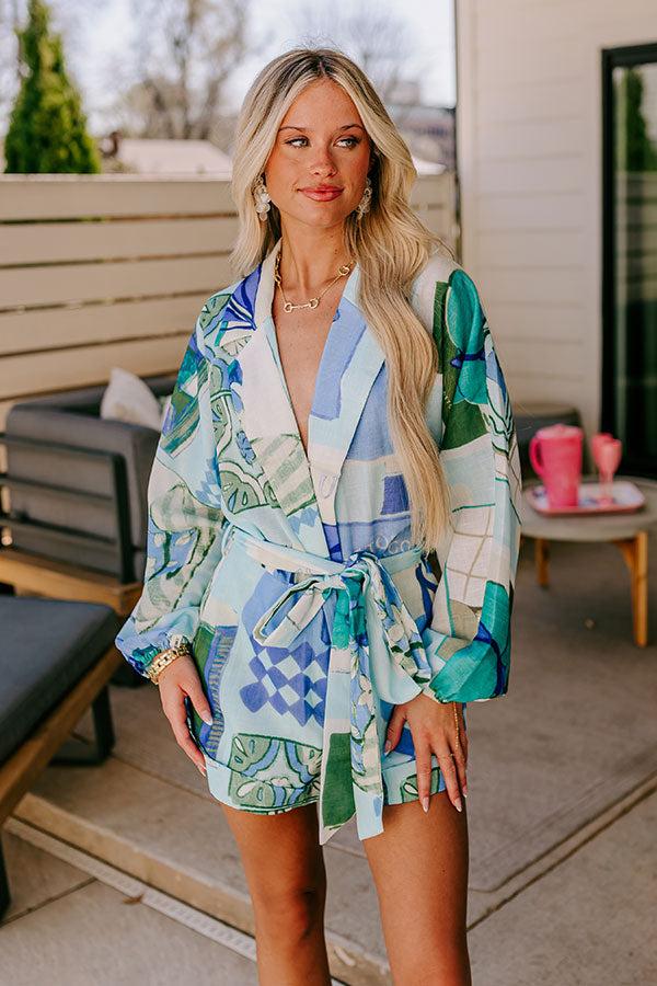 impressions Skyline Views Color Block Romper