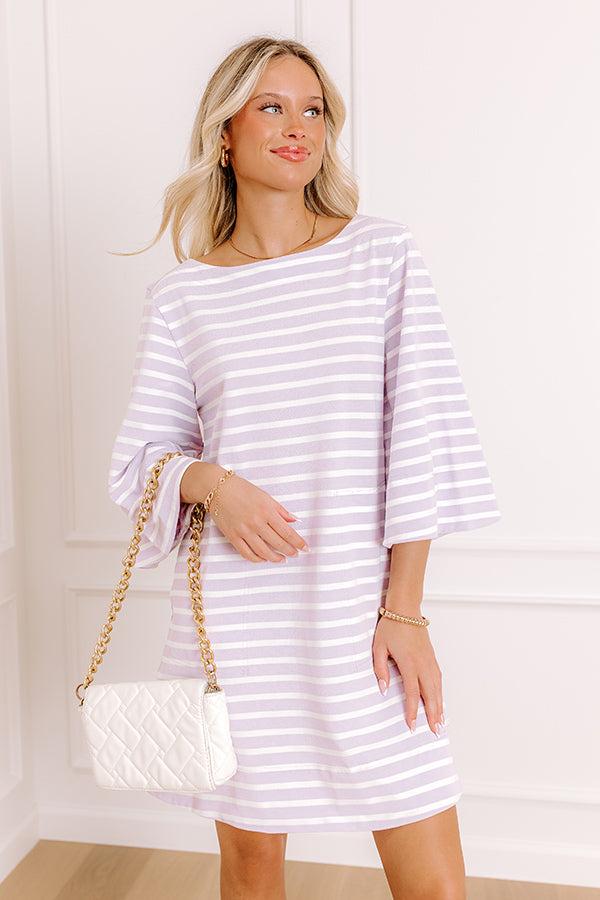 impressions Smiles and Sunshine Stripe Mini Dress