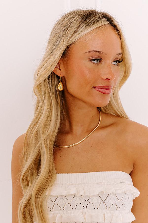 impressions Soho Sleek Drop Earrings