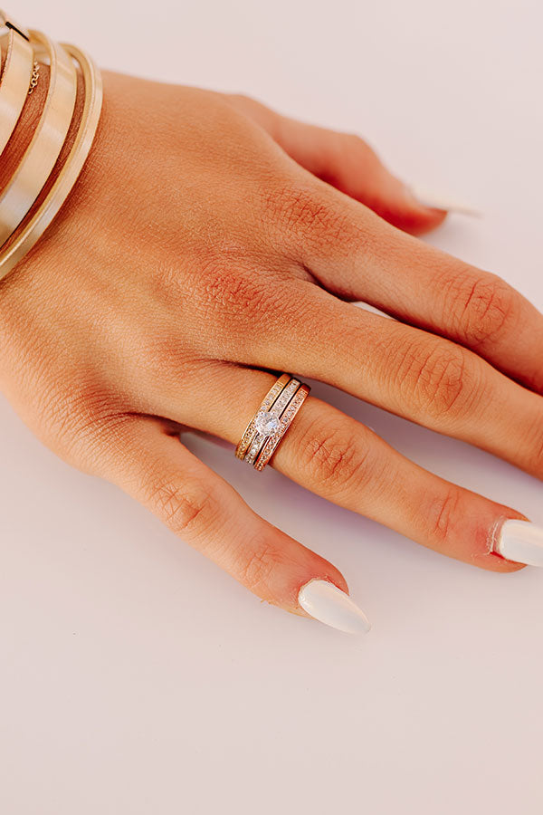 impressions Sparkle Avenue Ring Set