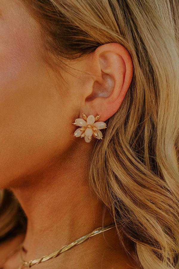 Impressions Spotlight Darling Earrings In White