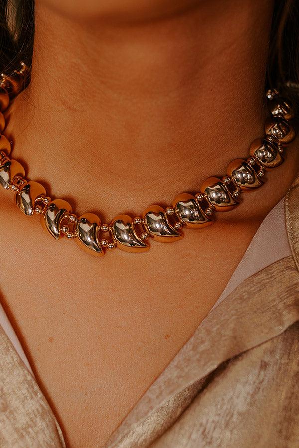 Impressions Statement Staple Necklace In Gold