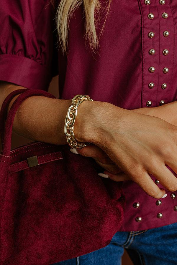 impressions Stay Connected Link Bracelet