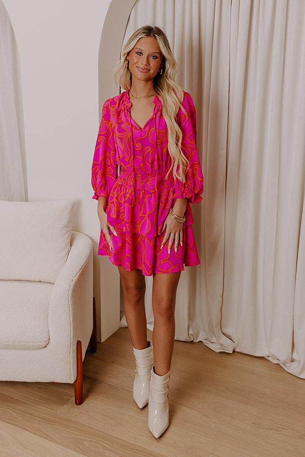 impressions Stay Sweet Floral Mini Dress