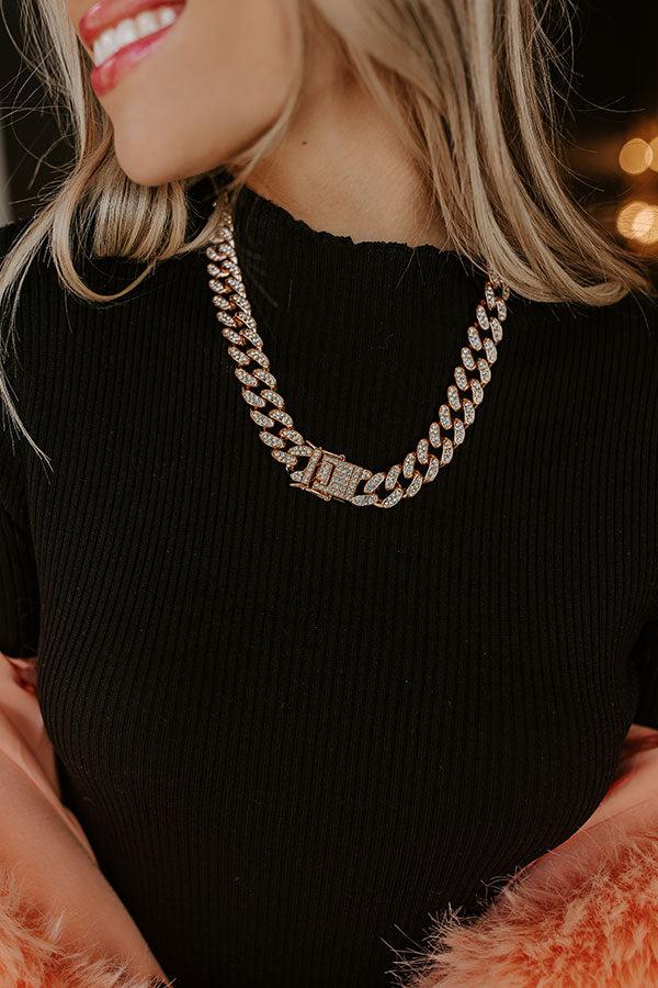 impressions Stunning Gaze Link Necklace