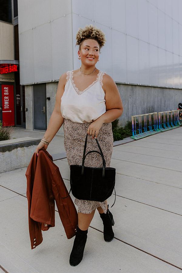 impressions Sweet Perspective Satin Tank Curves