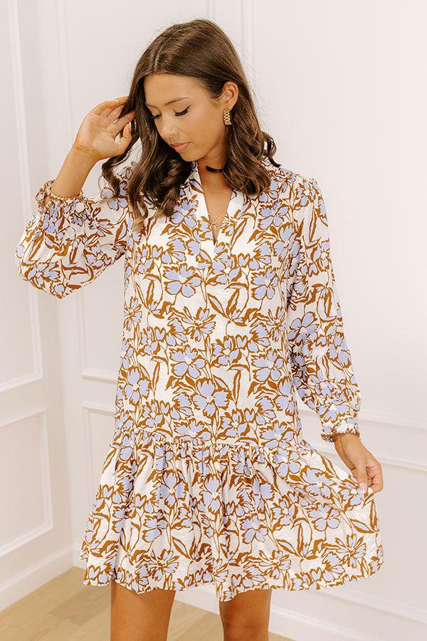 impressions Sweet Serenity Floral Mini Dress